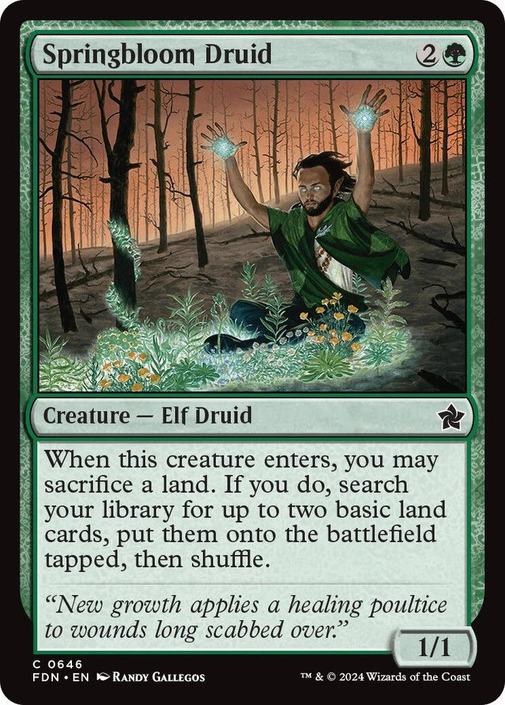 Image for Springbloom Druid (646) [Foundations]