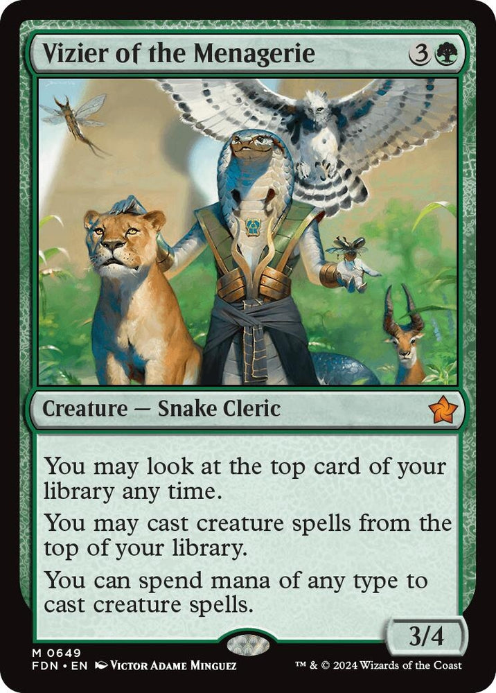 Image for Vizier of the Menagerie (649) [Foundations]