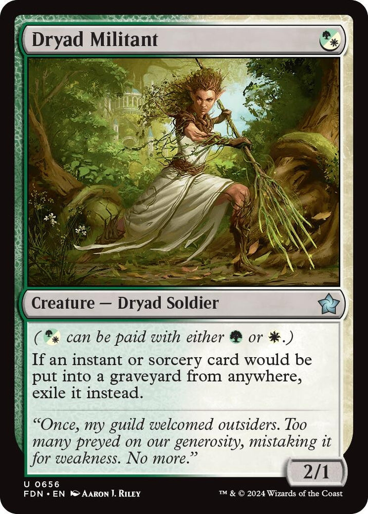 Image for Dryad Militant (656) [Foundations]