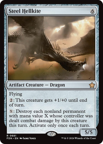 Image for Steel Hellkite (681) [Foundations]