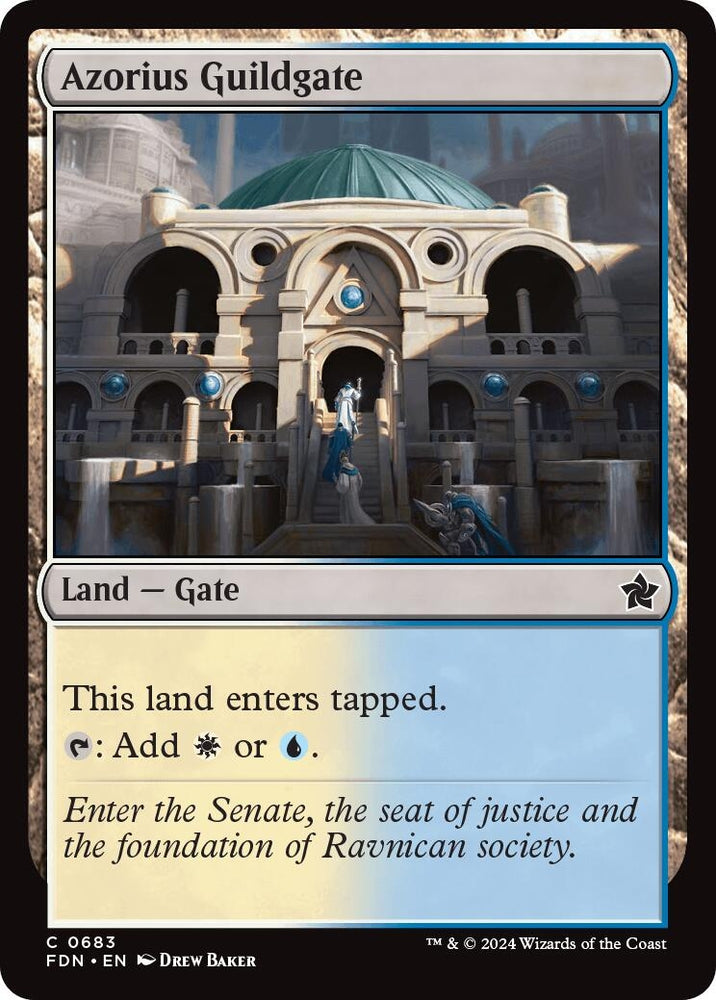 Image for Azorius Guildgate (683) [Foundations]