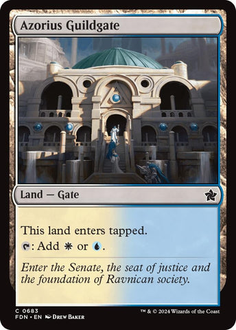Image for Azorius Guildgate (683) [Foundations]