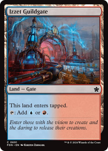 Image for Izzet Guildgate (691) [Foundations]
