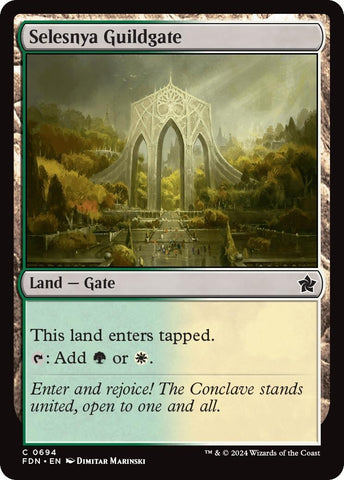 Image for Selesnya Guildgate (694) [Foundations]
