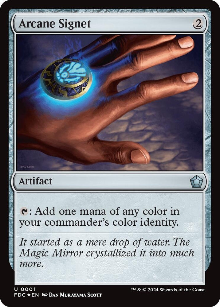 Image for Arcane Signet (1) [Commander: Foundations]