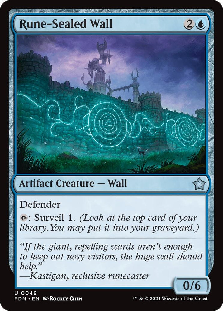 Image for Rune-Sealed Wall (49) [Foundations]