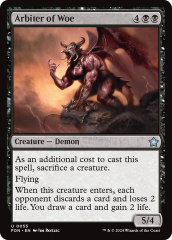 Image for Arbiter of Woe (55) [Foundations]