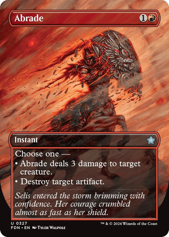 Image for Abrade (Borderless) (327) [Foundations]