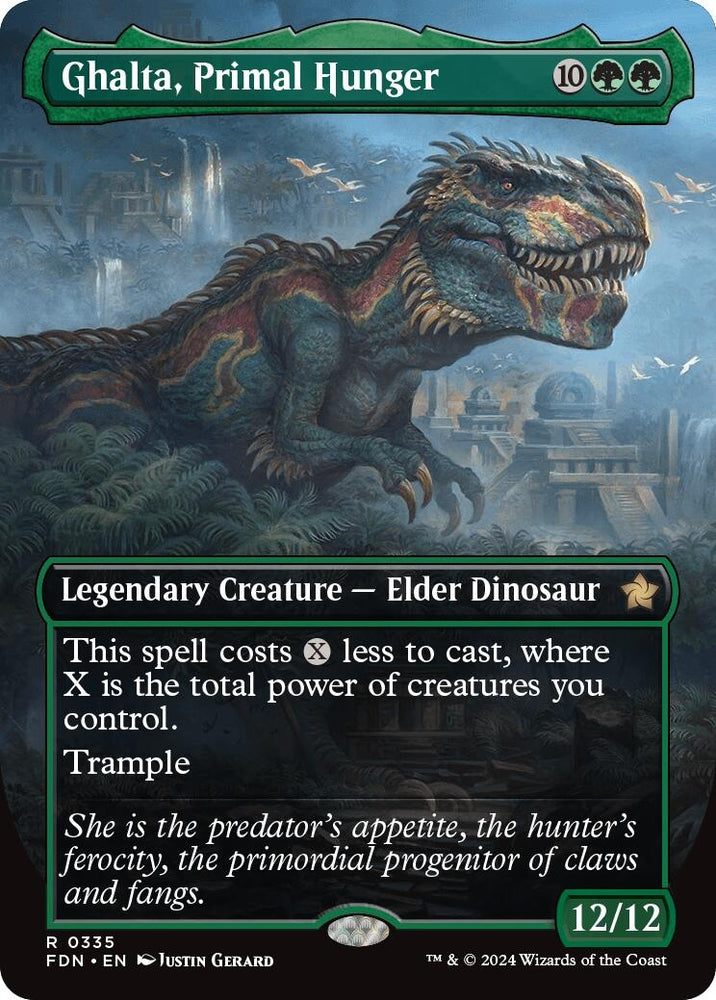 Image for Ghalta, Primal Hunger (Borderless) (335) [Foundations]