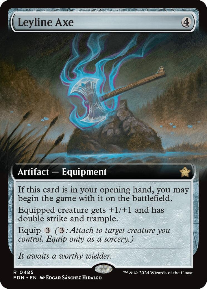Image for Leyline Axe (Extended Art) (485) [Foundations]