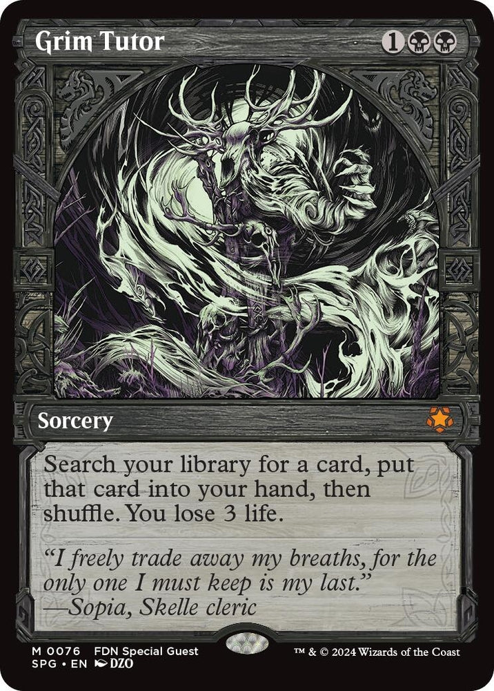 Image for Grim Tutor (Showcase) (76) [Special Guests]