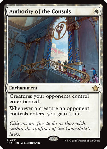 Image for Authority of the Consuls (137) [Foundations]