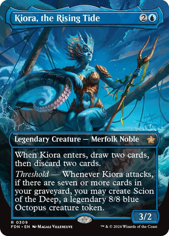 Image for Kiora, the Rising Tide (Borderless) (309) [Foundations]