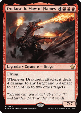 Image for Drakuseth, Maw of Flames (193) [Foundations]