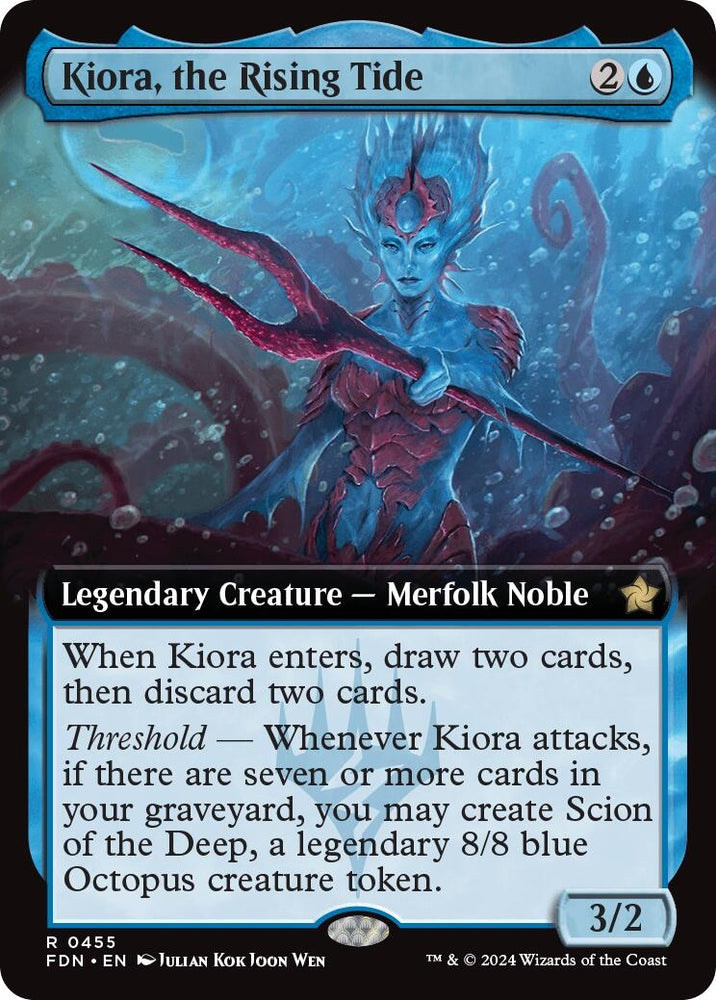 Image for Kiora, the Rising Tide (Extended Art) (455) [Foundations]