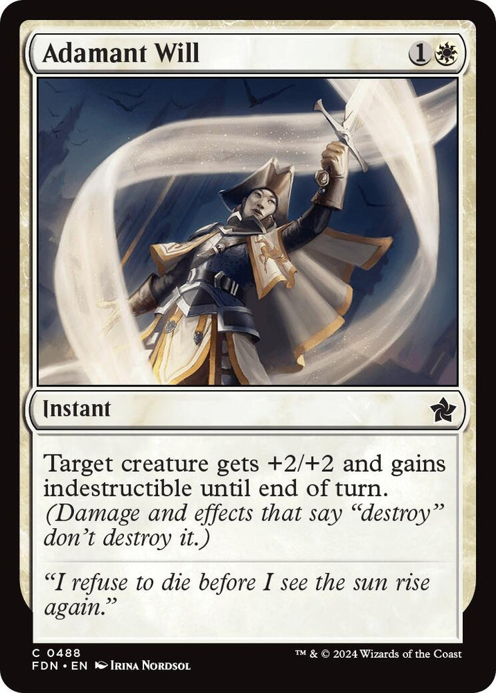 Image for Adamant Will (488) [Foundations]