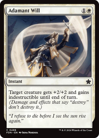 Image for Adamant Will (488) [Foundations]