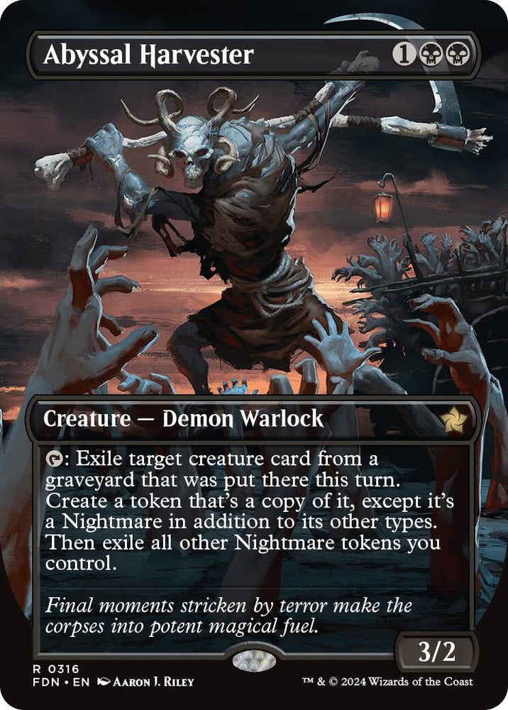 Image for Abyssal Harvester (Borderless) (316) [Foundations]