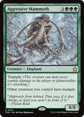Image for Aggressive Mammoth (551) [Foundations]
