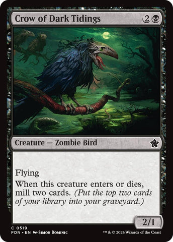 Image for Crow of Dark Tidings (519) [Foundations]
