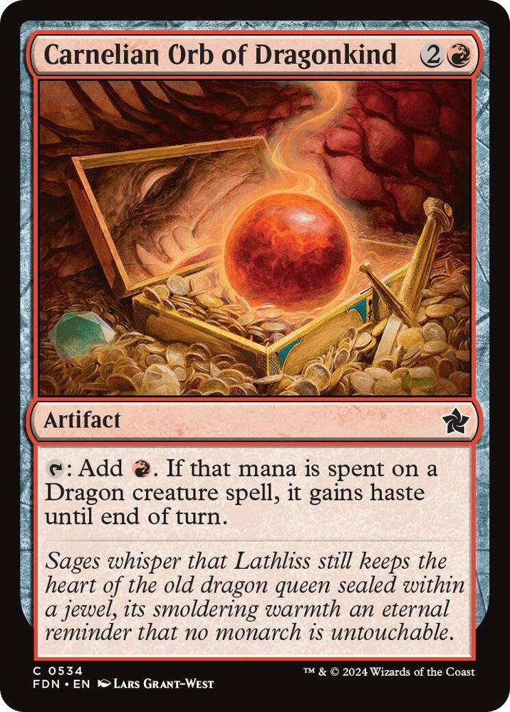 Image for Carnelian Orb of Dragonkind (534) [Foundations]