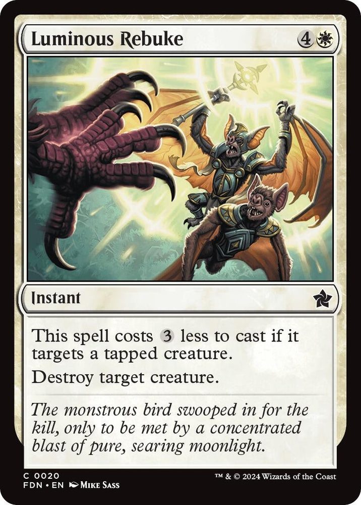 Image for Luminous Rebuke (20) [Foundations]