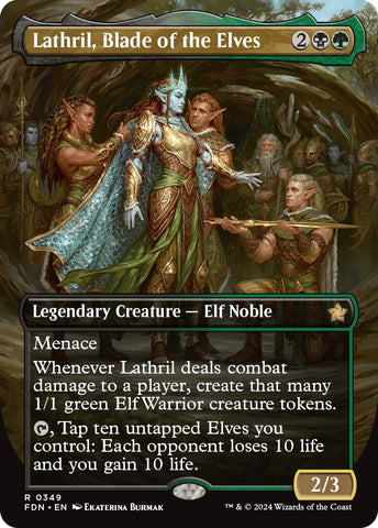 Image for Lathril, Blade of the Elves (Borderless) (349) [Foundations]