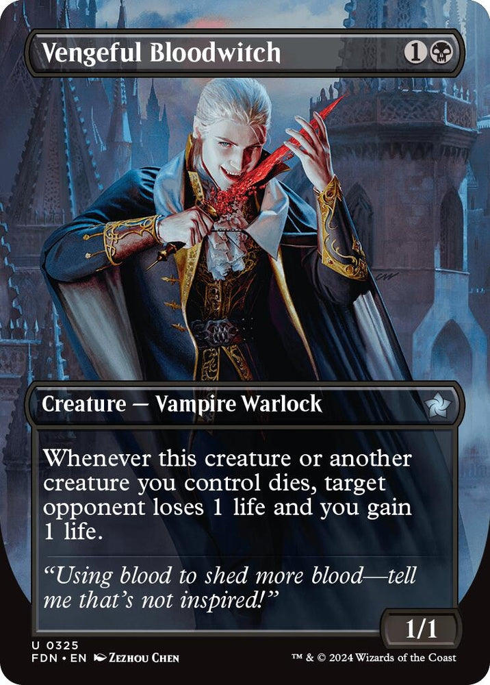 Image for Vengeful Bloodwitch (Borderless) (325) [Foundations]
