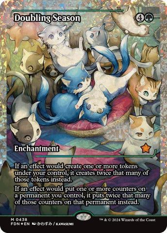 Image for Doubling Season (Showcase) (Fracture Foil) (438) [Foundations]