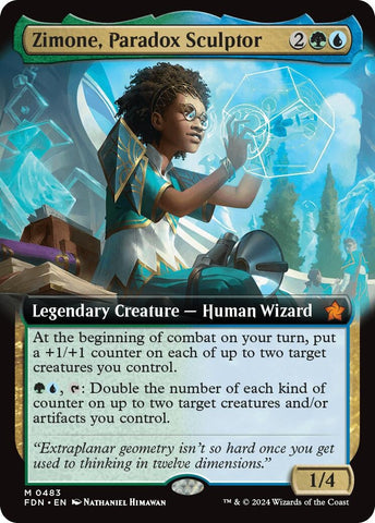 Image for Zimone, Paradox Sculptor (Extended Art) (483) [Foundations]