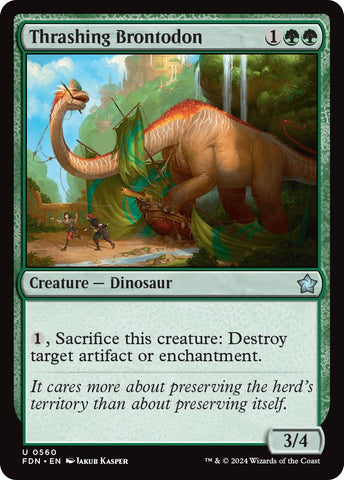 Image for Thrashing Brontodon (560) [Foundations]