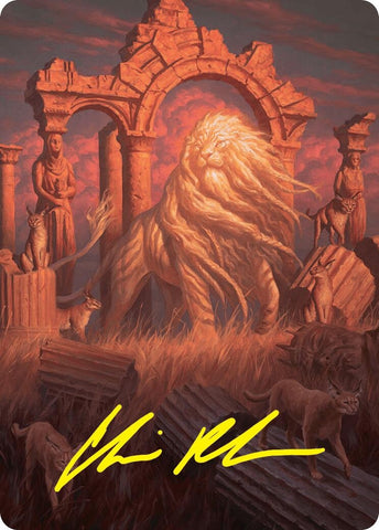 Image for Arahbo, the First Fang Art Card (26/54) (Gold-Stamped Signature) (26) [Art Series: Foundations]