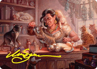 Image for Cat Collector Art Card (1/54) (Gold-Stamped Signature) (1) [Art Series: Foundations]