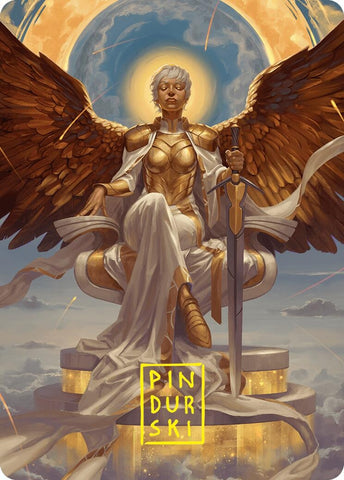 Image for Herald of Eternal Dawn Art Card (27/54) (Gold-Stamped Signature) (27) [Art Series: Foundations]