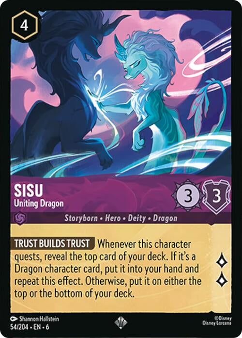 Image for Sisu - Uniting Dragon (54/204) - Disney Lorcana