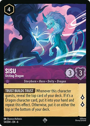 Image for Sisu - Uniting Dragon (54/204) - Disney Lorcana