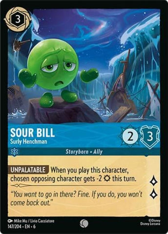Image for Sour Bill - Surly Henchman (147/204) - Disney Lorcana