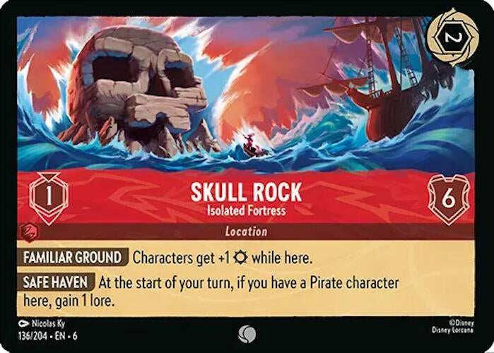 Image for Skull Rock - Isolated Fortress (136/204) - Disney Lorcana
