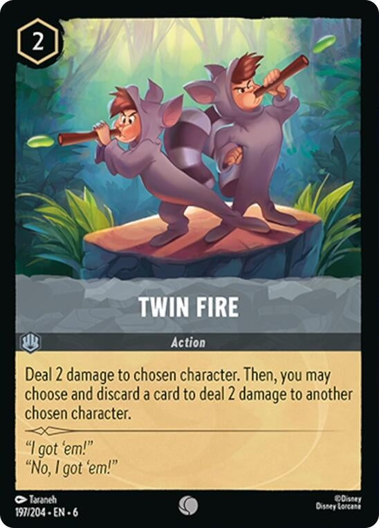 Image for Twin Fire (197/204) - Disney Lorcana