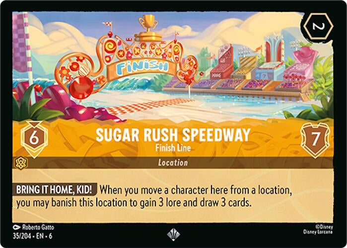Image for Sugar Rush Speedway - Finish Line (35/204) - Disney Lorcana