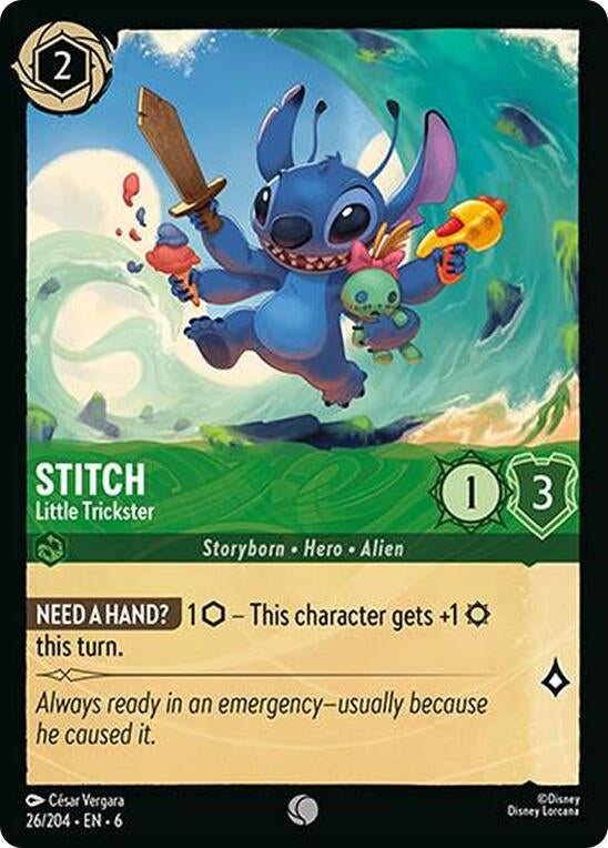 Image for Stitch - Little Trickster (26/204) - Disney Lorcana