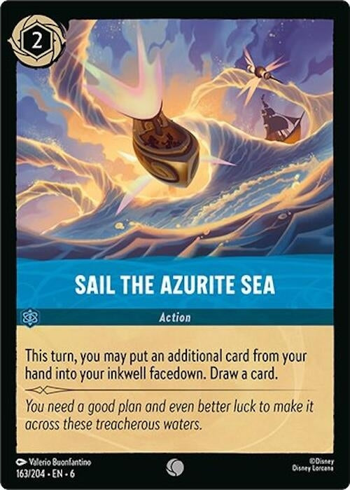 Image for Sail the Azurite Sea (163/204) - Disney Lorcana