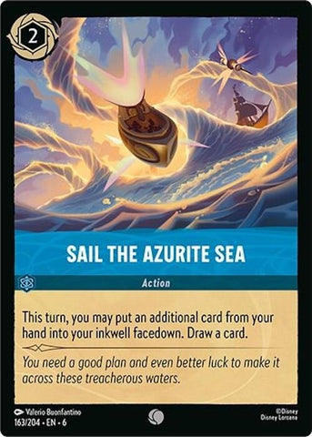 Image for Sail the Azurite Sea (163/204) - Disney Lorcana