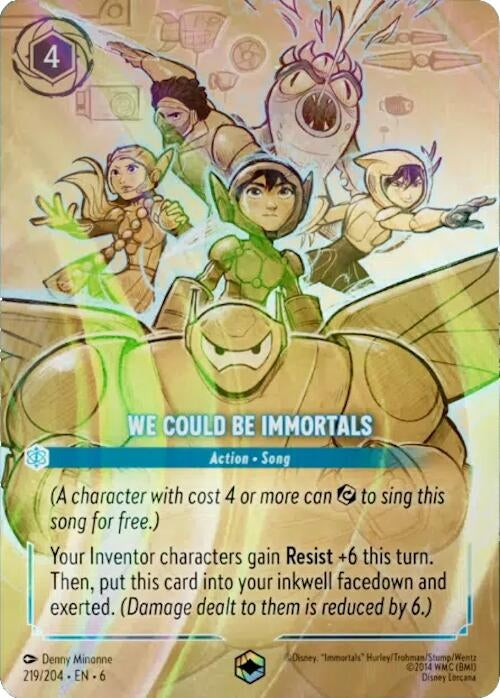 Image for We Could Be Immortals (Enchanted) (219/204) - Disney Lorcana