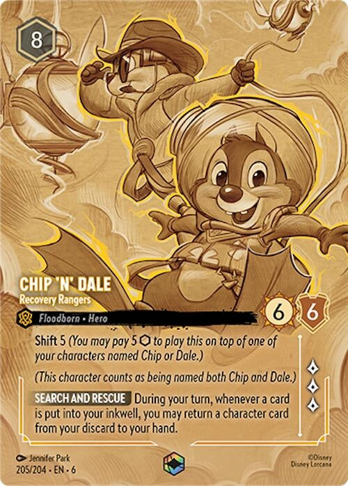Image for Chip 'n' Dale - Recovery Rangers (Enchanted) (205/204) [Azurite Sea]