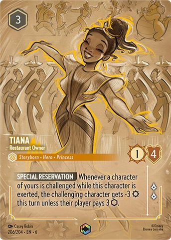 Image for Tiana - Restaurant Owner (Enchanted) (206/204) - Disney Lorcana