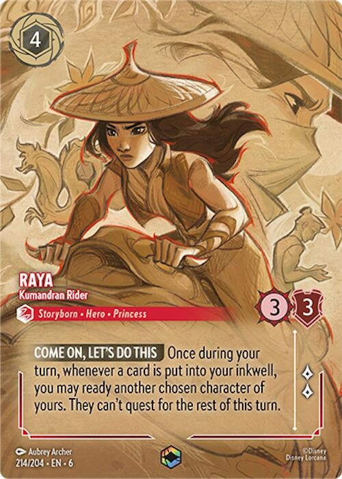 Image for Raya - Kumandran Rider (Enchanted) (214/204) - Disney Lorcana