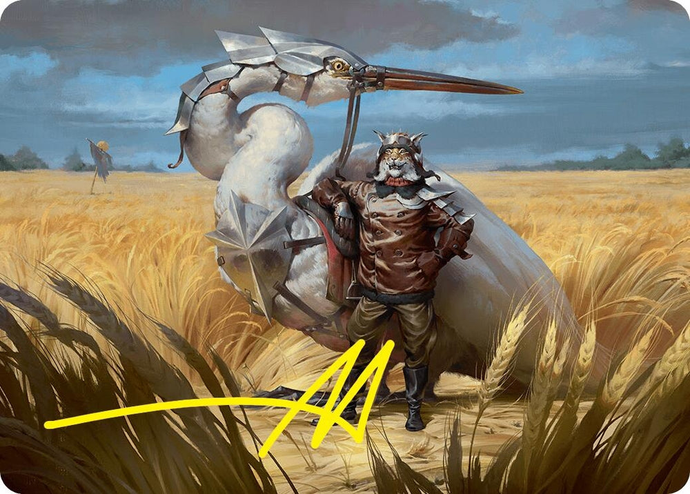 Image for Skyknight Squire Art Card (4/54) (Stamped Signature) (4) [Art Series: Foundations]
