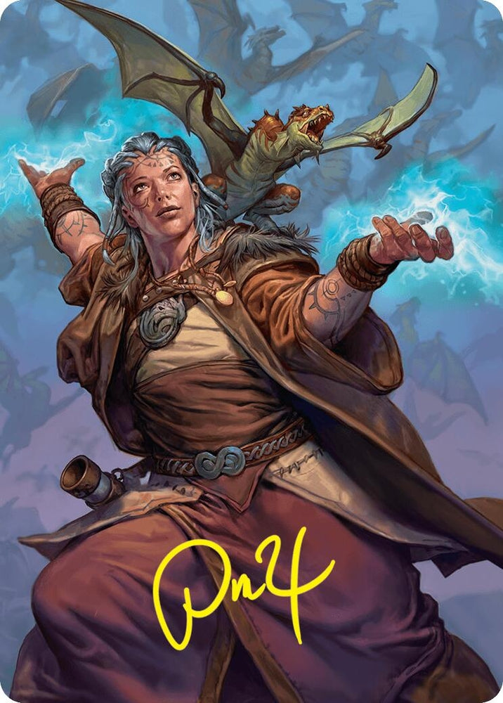 Image for Drake Hatcher 2 Art Card (29/54) (Gold-Stamped Signature) (29) [Art Series: Foundations]