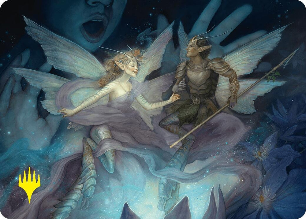 Image for Faebloom Trick Art Card (6/54) (Gold-Stamped Signature) (6) [Art Series: Foundations]